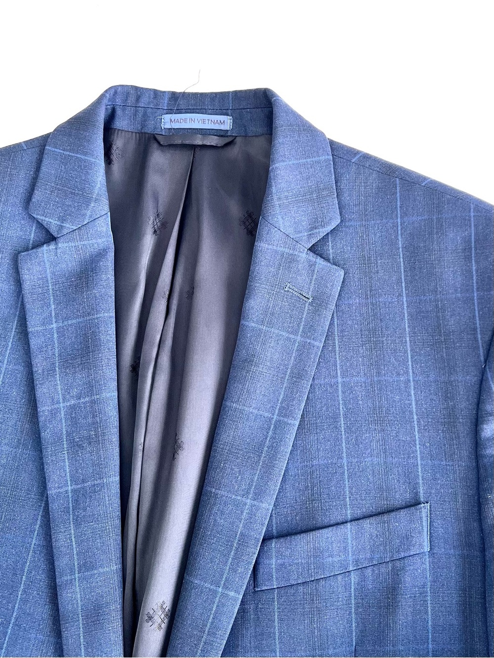 Stretch, Ryan Seacrest Distinction Blue Windowpane Sport Coat